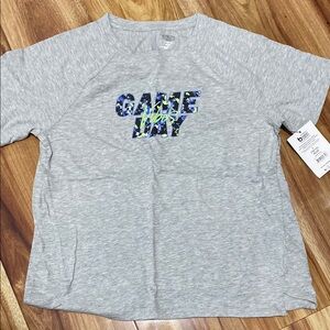 Athletic Works Gray Kids Tee with Graphic Design